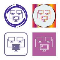 Connected Systems Vector Icon