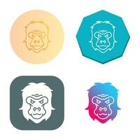 Gorilla Vector Icon