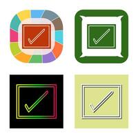 Checkbox Vector Icon