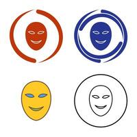 Ancient Face Mask Vector Icon