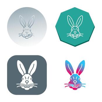 icono de vector de conejo