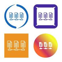 Network Files Vector Icon