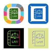 Law and Order Vector Icon