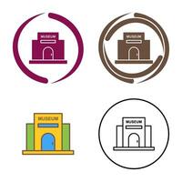 Museum Building Vector Icon