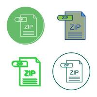 ZIP Vector Icon