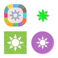 UV Radiation Vector Icon