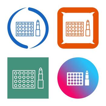 icono de vector de maquillaje