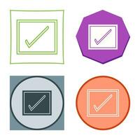 Checkbox Vector Icon