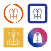 icono de vector de chaqueta elegante