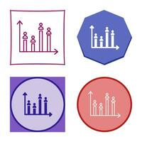 Candidate Graph Vector Icon