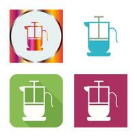 French Press Vector Icon