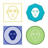 Human Face Vector Icon