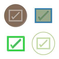 Checkbox Vector Icon