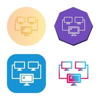 Connected Systems Vector Icon