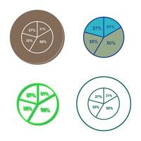 Pie Chart Vector Icon