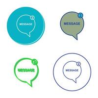 Message Bubbles Vector Icon