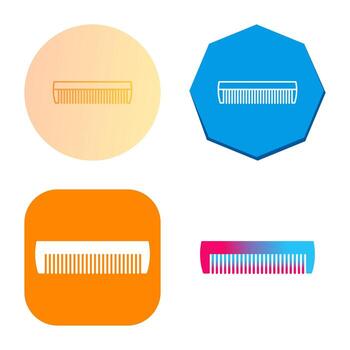 icono de vector de peine