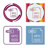 MPG Vector Icon