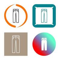 Men's Pants Vector Icon