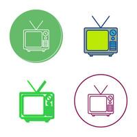 Television Broadcast Vector Icon