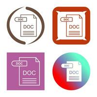 icono de vector de documento