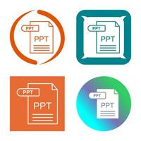 PPT Vector Icon