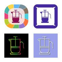 French Press Vector Icon