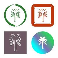 Coconut trees Vector Icon