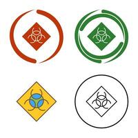 Biological Hazard Vector Icon