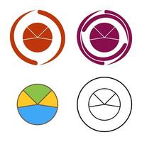 Pie Chart Analysis Vector Icon