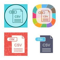 CSV Vector Icon