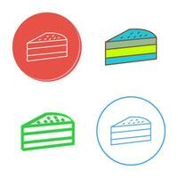 Cake Slice Vector Icon