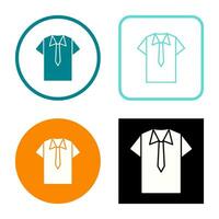 Shirt and Tie Vector Icon