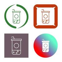 Chocolate Shake Vector Icon