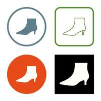 Boots with Heels Vector Icon