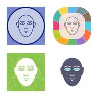 Human Face Vector Icon