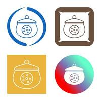 Cookie Jar Vector Icon