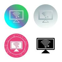 Disconnected Network Vector Icon