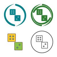 Unique Dice Vector Icon