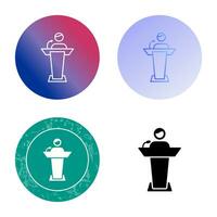 Elected Candidate Vector Icon