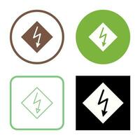 High Voltage Vector Icon
