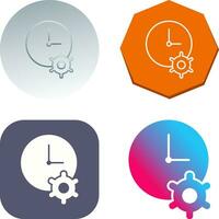 Unique Time Optimization Vector Icon