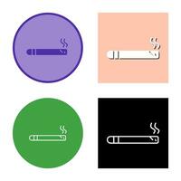 icono de vector de cigarro