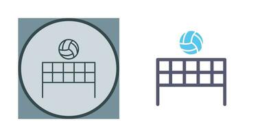 Beach Volleyball Vector Icon