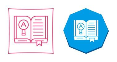 Open Book Vector Icon