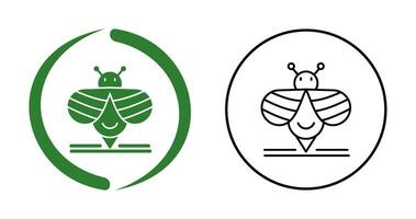 icono de vector de abeja