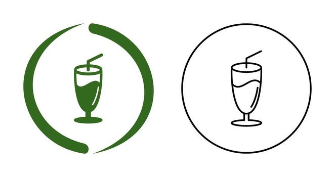 Milkshake Vector Icon
