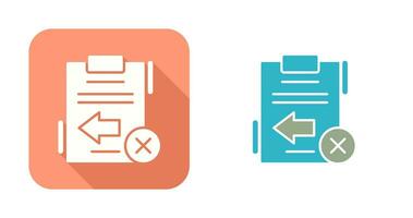 Return Failed Vector Icon