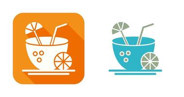 Coconut Drink Vector Icon