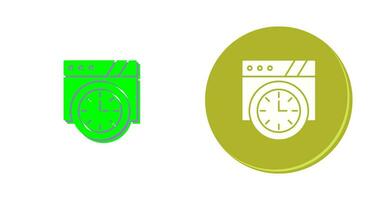 Wall Clock Vector Icon